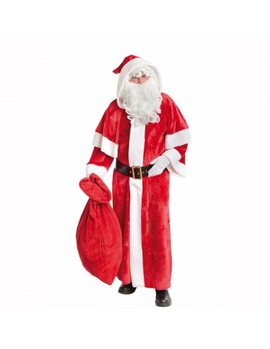 COSTUME PERE NOEL EUROPEEN PELUCHE 2 PIECES Comparez plus de prix