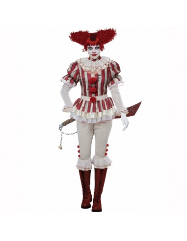 COSTUME LUXE CLOWN PSYCHO SADIQUE FEMME les muscles