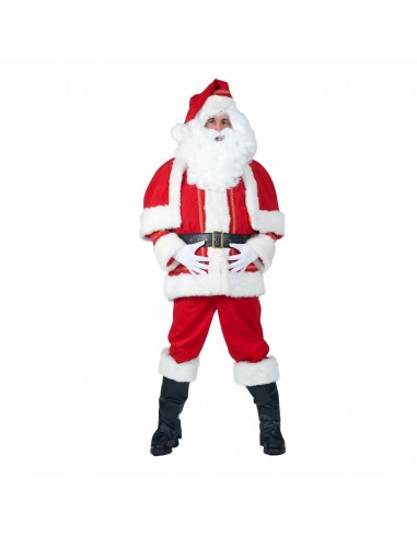 COSTUME PÈRE NOËL ROUGE HAUT DE GAMME du meilleur 