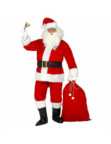 Costume Deluxe Père Noël Américain en velours sur le site 