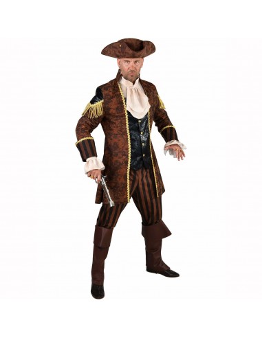 Déguisement adulte luxe pirate marron homme online