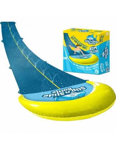 Tapis de ventriglisse double piste de 10 mètres - Slip'n Slide Battle votre