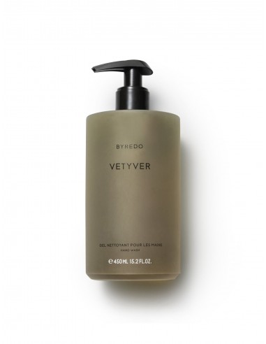 Vetyver Hand Wash le des métaux précieux