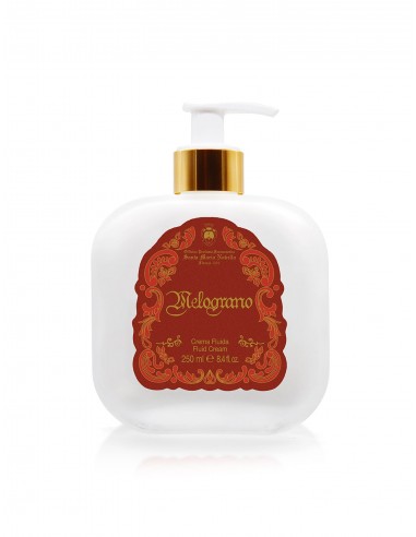 Melograno Fluid Body Cream en linge