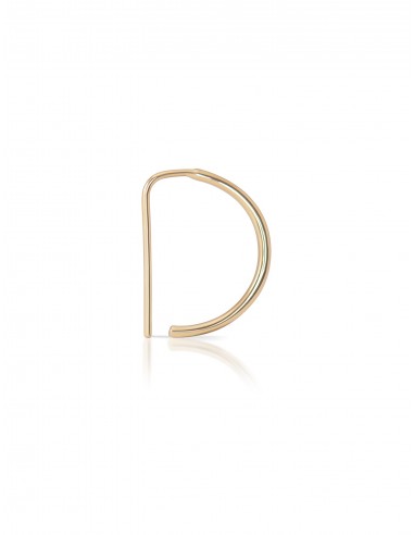 Demi Hoop, 14K Yellow Gold Earring, Medium Par le système avancé 