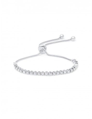 Bolo, 18K White Gold + Diamond Bracelet basket pas cher