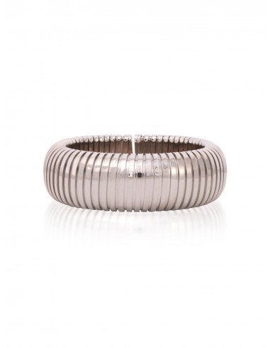 Domed, 18K White Gold Cuff de votre