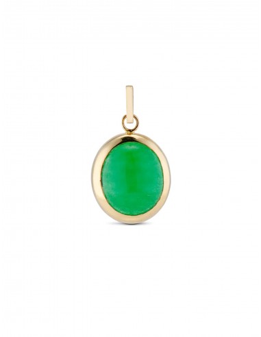 Jade Bubble, 14K Yellow Gold Pendant Par le système avancé 