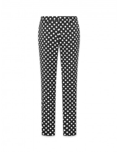 Polka Dot Slim Trousers meilleur choix