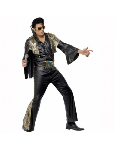 COSTUME ELVIS NOIR ET OR OFFICIEL acheter