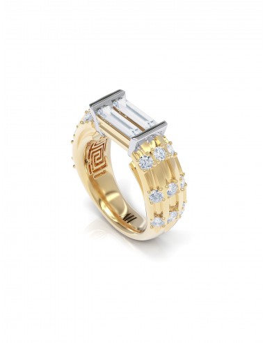 The Flute, 18K Gold + Diamond Ring de la marque