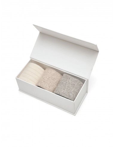 Cashmere Ribbed Sock Pack Paris Déstockage Promo