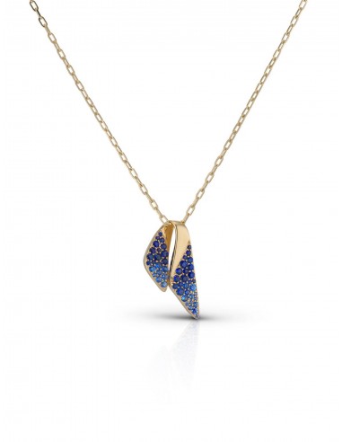 Petite Ailes, 18K Yellow Gold + Blue Sapphire Pendant ouvre sa boutique