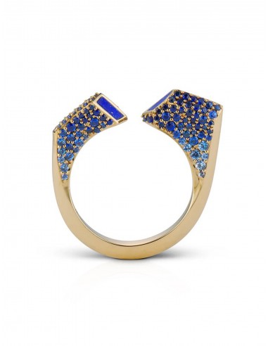 Aerial Fortia, 18K Yellow Gold + Blue Sapphire Ring Toutes les collections ici