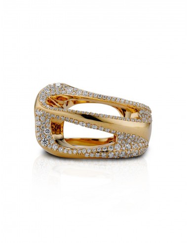 Pave Serenity, 18K Yellow Gold + Diamond Ring de votre