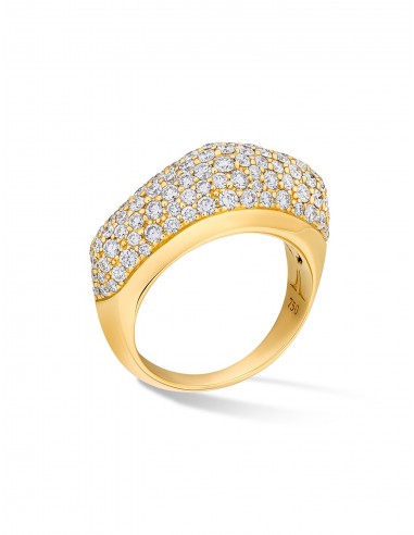 Cobra Bolla Le Stelle, 18K Yellow Gold + Diamond Ring livraison gratuite