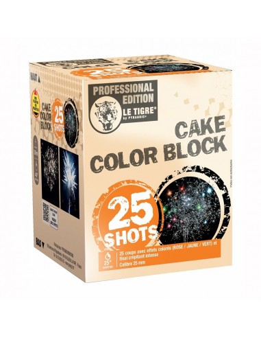 Compact Cake Color Block 25 coups Pyragric la livraison gratuite