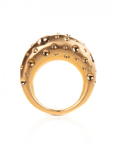 Jodha Bai Spirit Scatted Bombé, 18K Yellow Gold Ring en stock