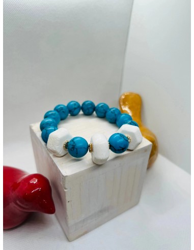 Chloe Dark Turquoise Gemstones Bracelets des créatures d'habitude