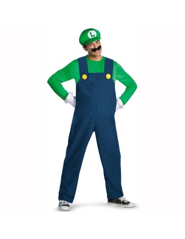 Déguisement adulte deluxe Luigi Mario Bros™ homme chez Cornerstreet bien 