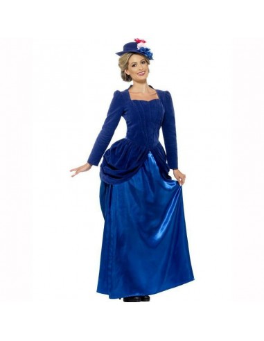 COSTUME FEMME VICTORIENNE BLEU XIXe shop