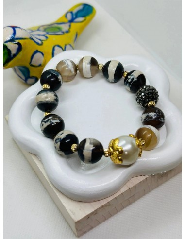 Chloe Black Aventurine Bracelet Livraison rapide