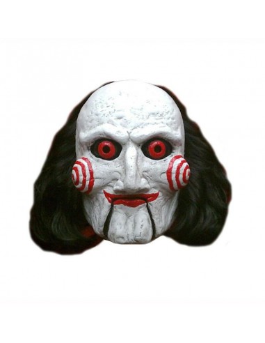 MASQUE BILLY PUPPET SAW™ EN LATEX ADULTE en linge