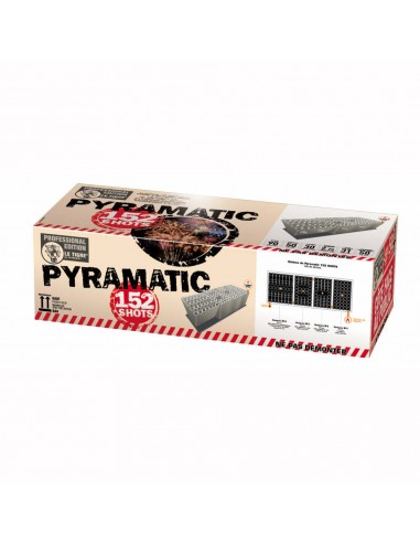 Feu automatique Pyramatic 152 tirs 90 secondes Pyragric offre 