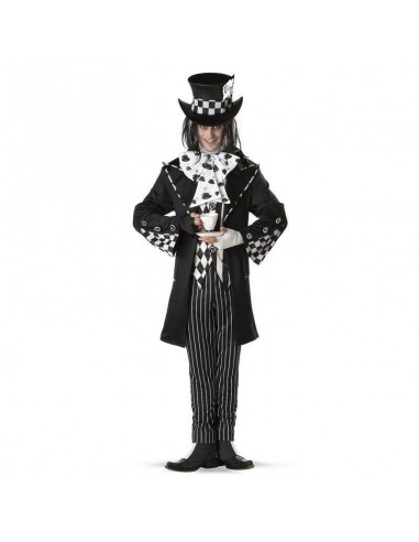 COSTUME CHAPELIER FOU NOIR ET BLANC Paris Déstockage Promo