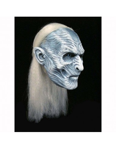 Masque adulte en latex Marcheur Blanc Game of Thrones™ en linge